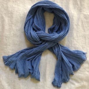 Blue scarf